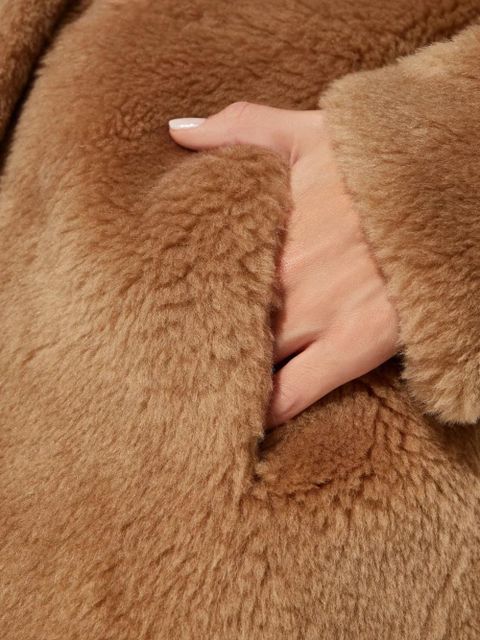 Yves Salomon pocket wool coat - Brown