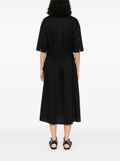 PINKO cotton midi dress - Black