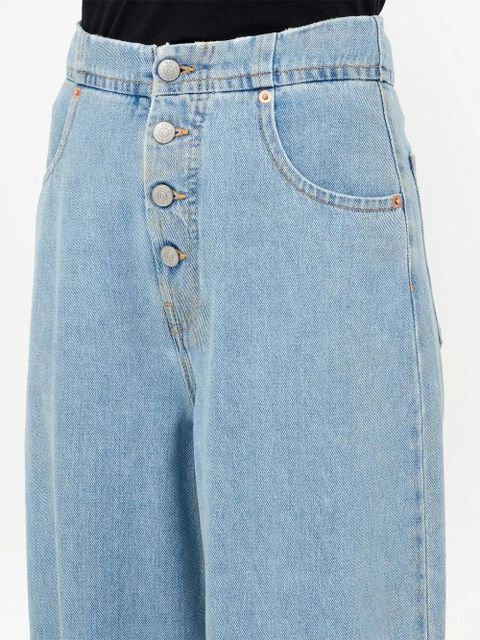 MM6 Maison Margiela mid-rise cropped jeans - Blue