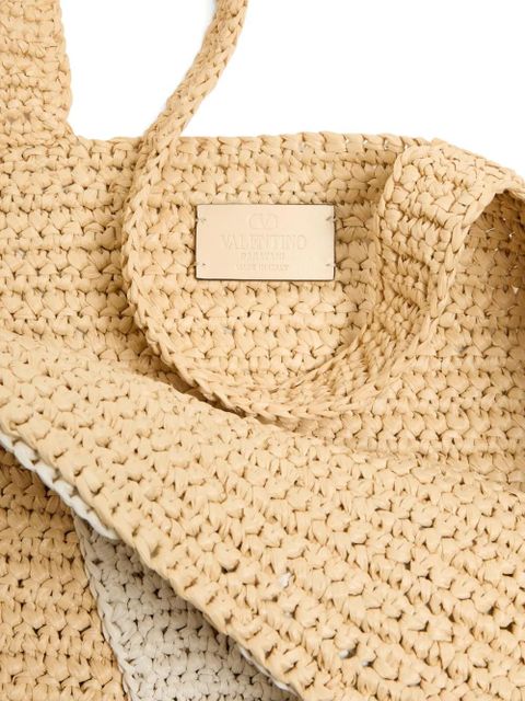 Valentino Garavani Vlogo tote bag - Neutrals