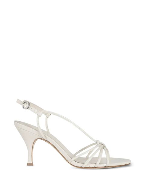 Aeyde knotted strap pumps - White - zdjęcie produktu nr 1