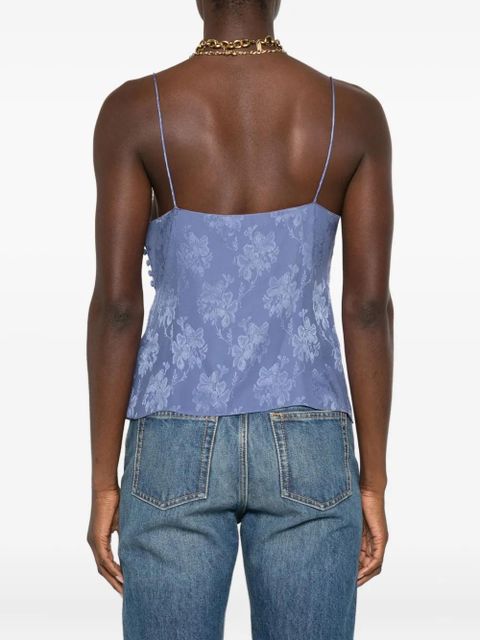 Chloé lace insert camisole - Purple