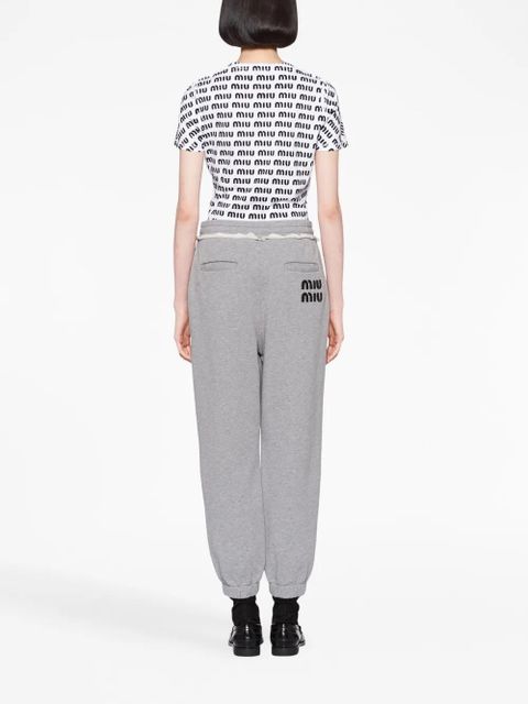 Miu Miu logo-print T-shirt - White