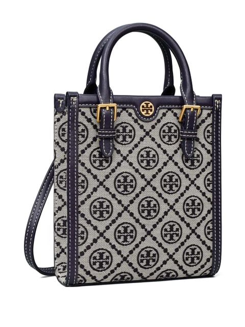 Tory Burch T Monogram mini tote bag - Grey