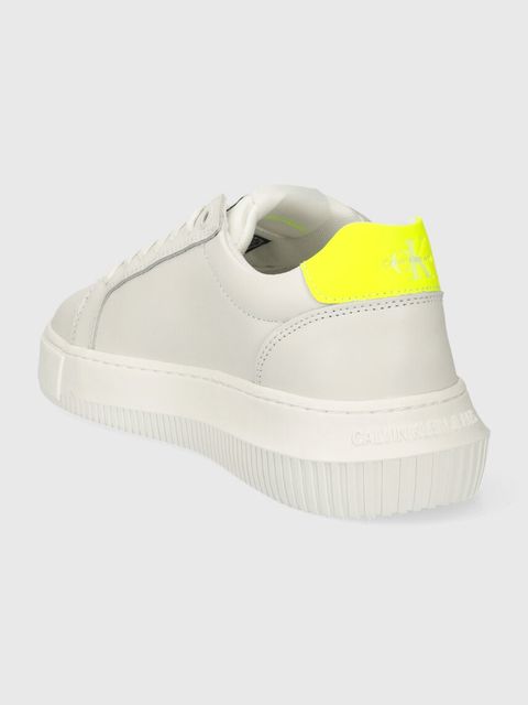 Calvin Klein Jeans sneakersy skórzane YW0YW00823 CHUNKY CUPSOLE MONOLOGO W