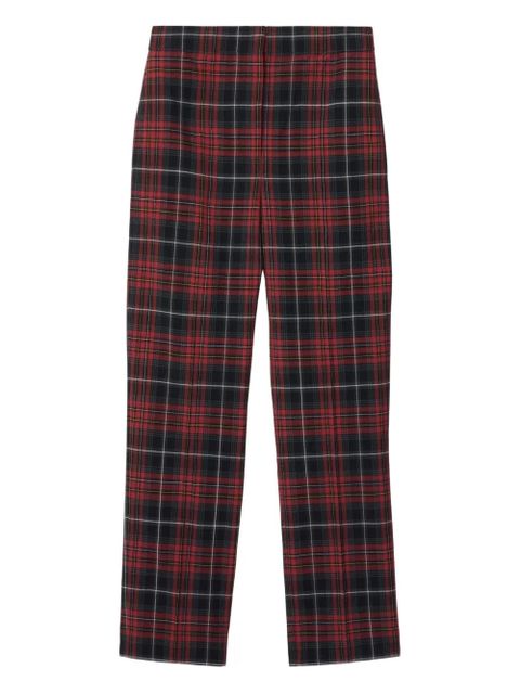 Burberry checked pants - Red - zdjęcie produktu nr 1
