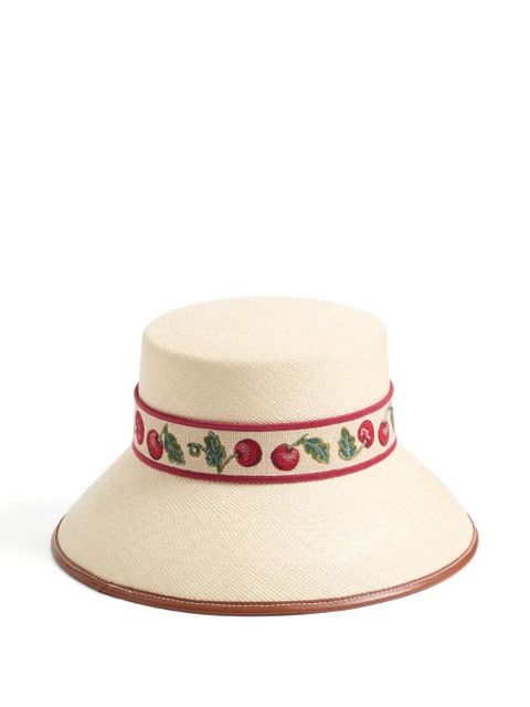 Valentino Garavani embroidered bucket hat - Neutrals