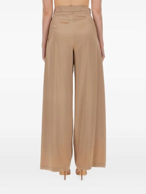 Max Mara Fiesta pleated wide-leg trousers - Neutrals