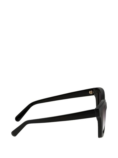 Ferragamo square full rim sunglasses - Black