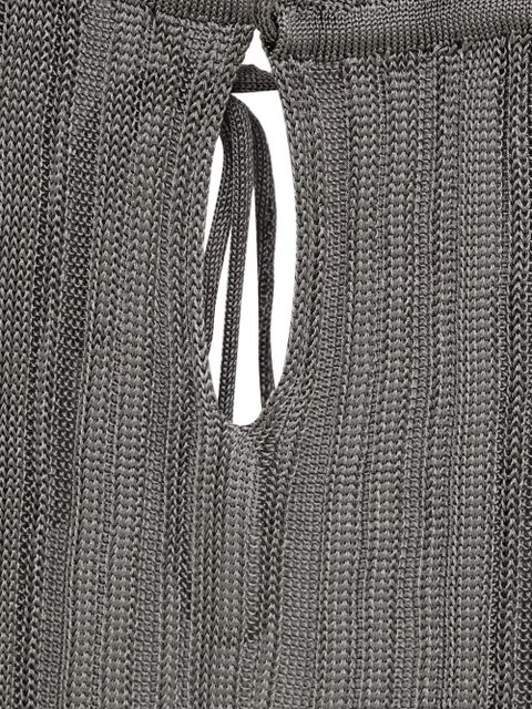 Gimaguas Rei halter-neck open-back mini dress - Grey