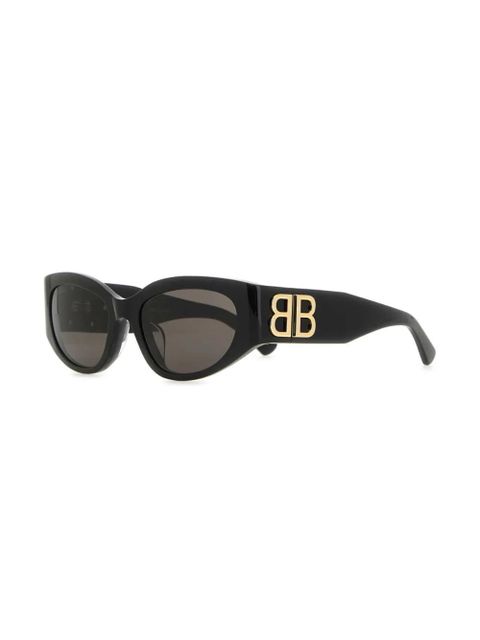 Balenciaga Eyewear Bossy Af round-frame sunglasses - Black - zdjęcie produktu nr 2