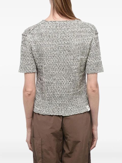 Jil Sander knitted short-sleeve T-shirt - Grey
