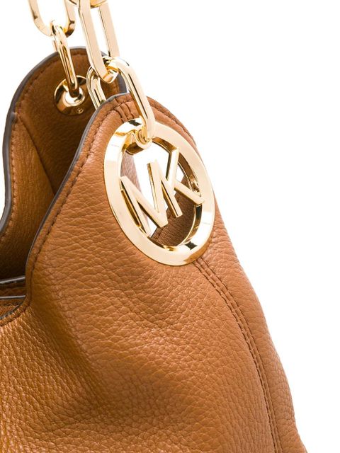 Michael Kors large Lillie shoulder bag - Brown