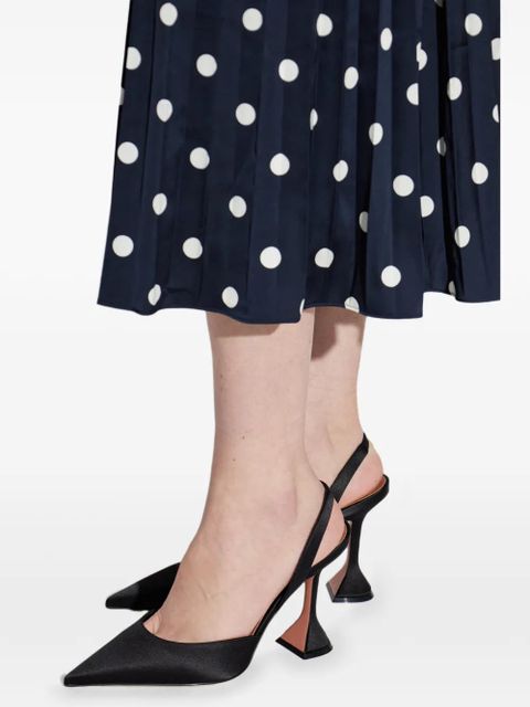 Amina Muaddi Holli slingback pointed pumps - Black