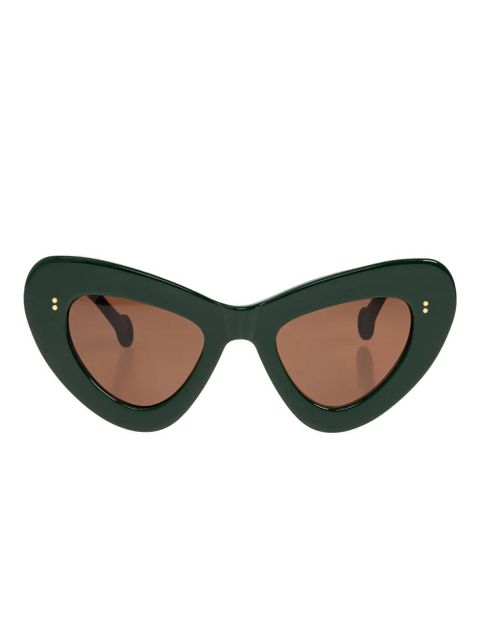 JW Anderson cat-eye tinted sunglasses - Green