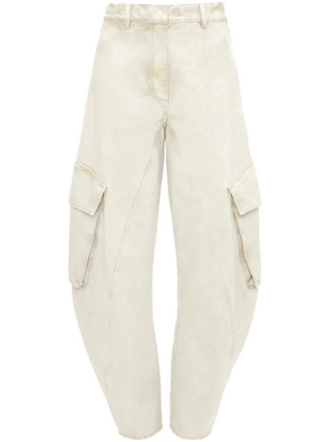 JW Anderson twisted cargo jeans - Neutrals - zdjęcie produktu nr 1