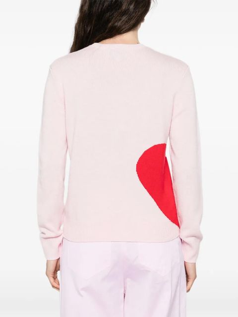 MC2 Saint Barth heart graphic jumper - Pink - zdjęcie produktu nr 2