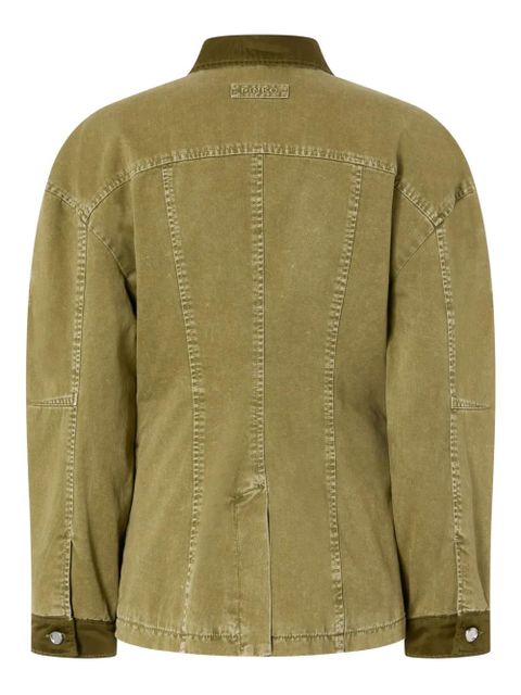 PINKO cotton bomber jacket - Green - zdjęcie produktu nr 2