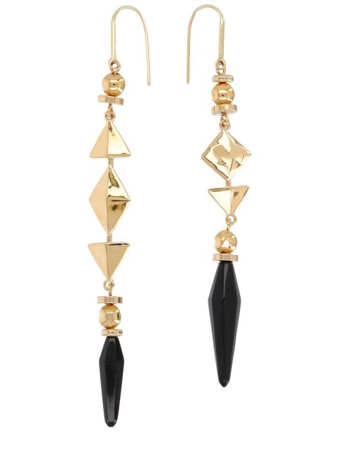 ISABEL MARANT Ida geometric pendant earrings - Gold - zdjęcie produktu nr 2