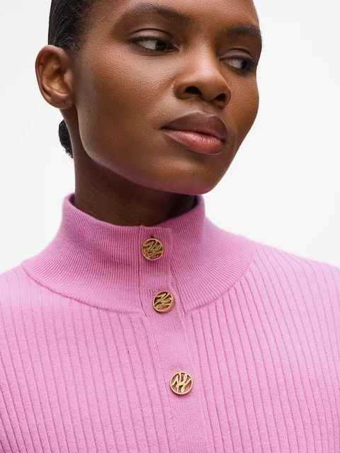 Karl Lagerfeld kardigan damski kolor różowy A4W18040