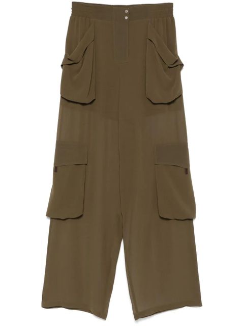 PINKO Sottocasa trousers - Green - zdjęcie produktu nr 1