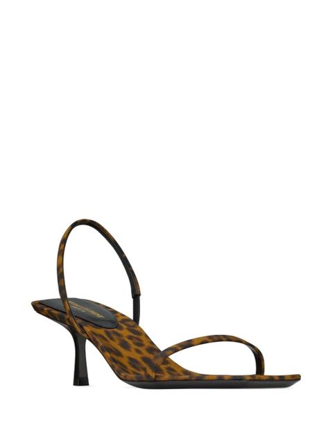 Saint Laurent 55mm Jaspe sandals - Brown - zdjęcie produktu nr 2