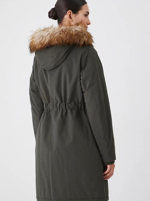 Medicine parka damska kolor zielony