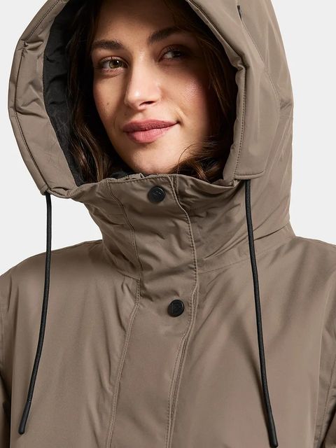 Didriksons parka AIKO kolor brązowy zimowa 505928