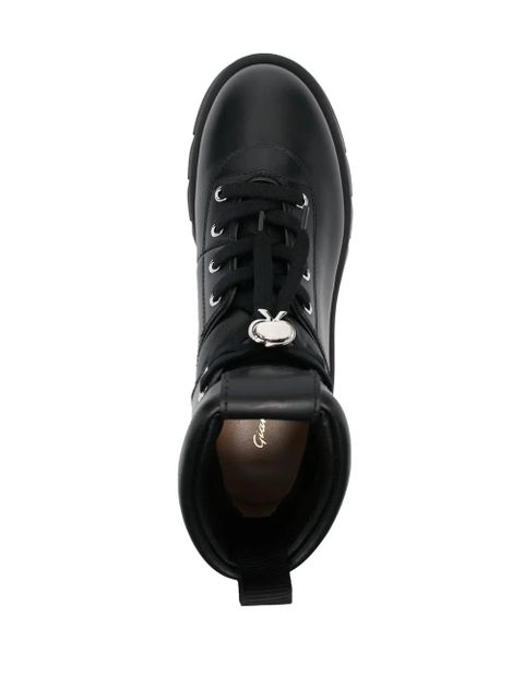 Gianvito Rossi Vancouver lace-up boots - Black