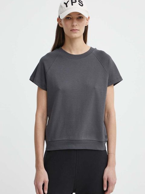 G-Star t-shirt bawełniany damski kolor szary - zdjęcie produktu nr 1