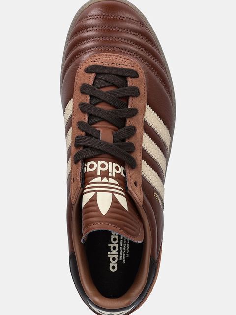 adidas Originals sneakersy skórzane Samba Jp damskie kolor brązowy JR0962