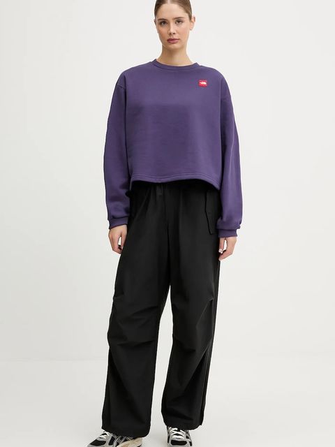 The North Face bluza Redbox damska kolor fioletowy gładka NF0A8EFY1JI1 - zdjęcie produktu nr 2