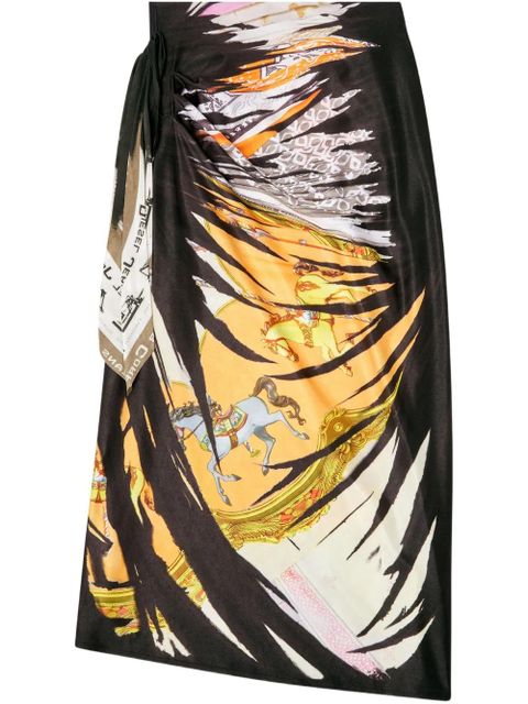 Diesel O-Pary midi skirt - Blue - zdjęcie produktu nr 1