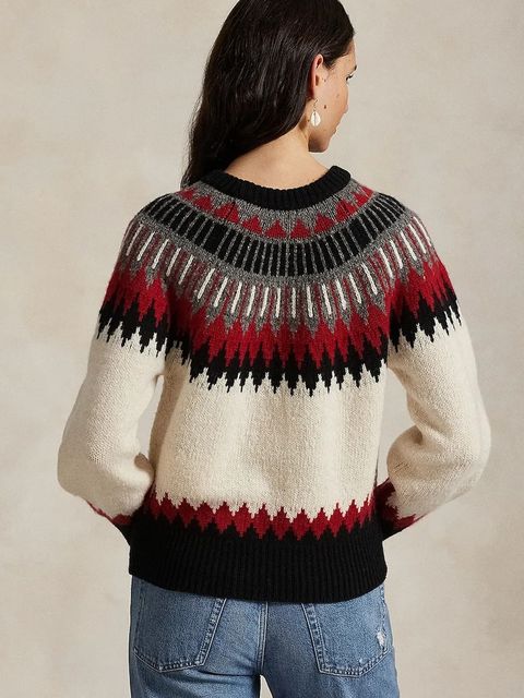 Polo Ralph Lauren sweter wełniany damski kolor multicolor 211978311 - zdjęcie produktu nr 2