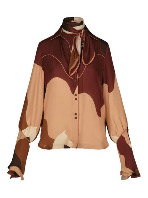 Johanna Ortiz High Tides shirt - Brown - zdjęcie produktu nr 1