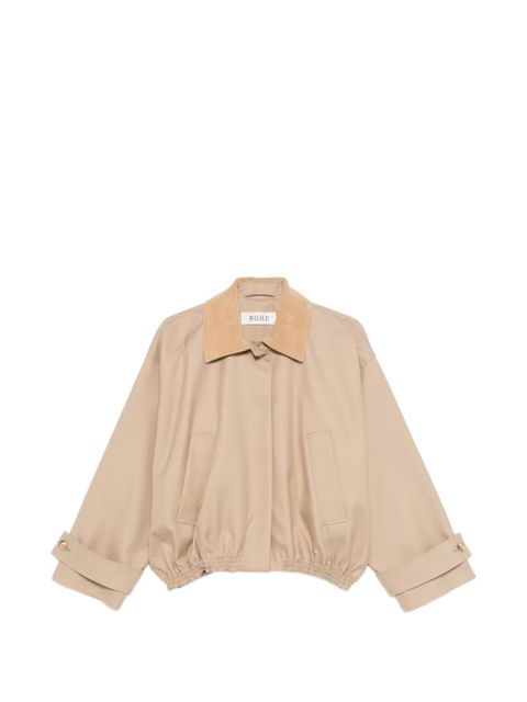 Róhe suede-collar jacket - Neutrals - zdjęcie produktu nr 1