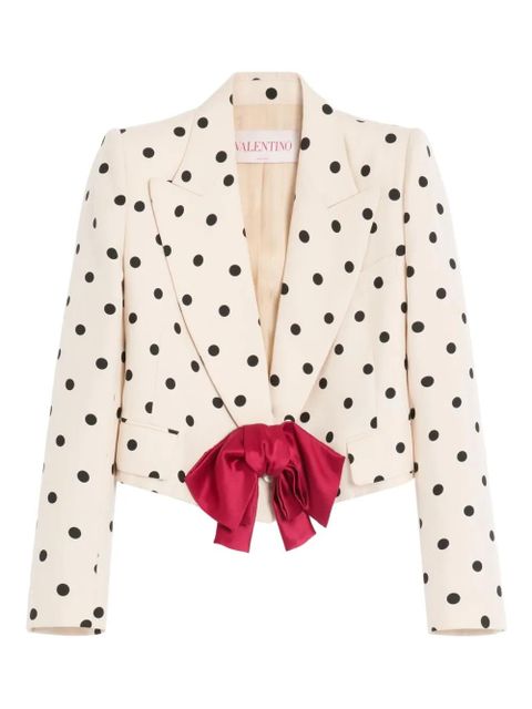 Valentino Garavani Plusdepois-print blazer - Neutrals