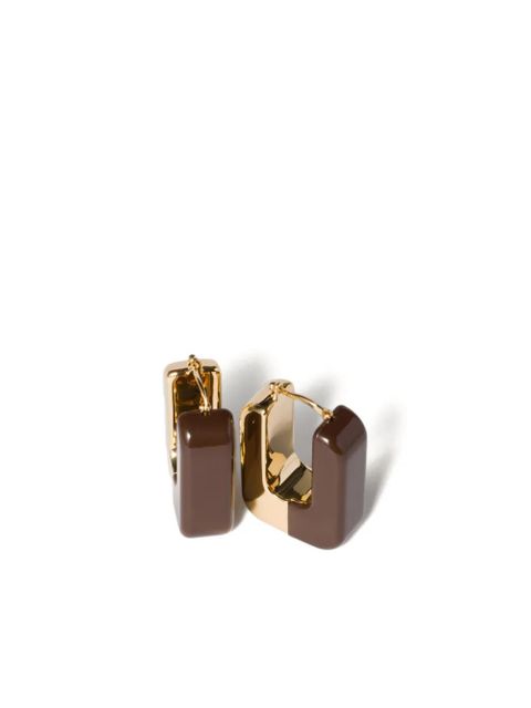 Miu Miu colourblock earrings - Gold - zdjęcie produktu nr 1