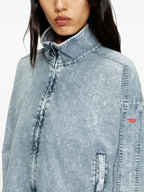 Diesel G-Leam-R1 denim bomber jacket - Blue