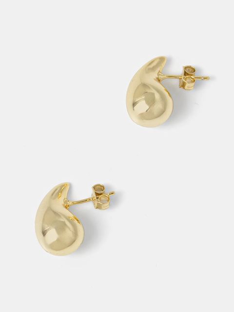 Answear.LAB kolczyki ze srebra 925 pozłacanego 18k złotem - zdjęcie produktu nr 1