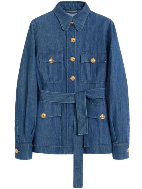 Valentino Garavani Sahariana denim jacket - Blue