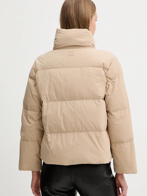 Weekend Max Mara kurtka puchowa KAISER kolor beżowy przejściowa 2525486022600