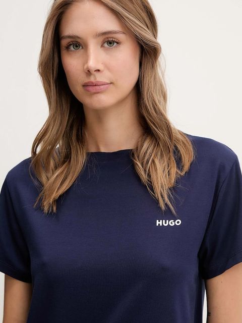 HUGO t-shirt lounge kolor granatowy 50534300