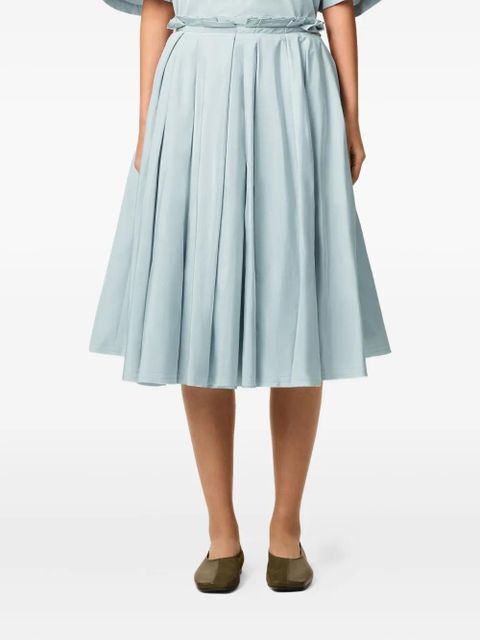 AMI Paris Corolla midi skirt - Blue