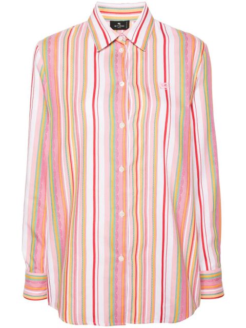 ETRO striped cotton shirt - Pink - zdjęcie produktu nr 1
