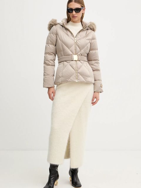Marciano by Guess kurtka puchowa ELLY kolor beżowy zimowa 5BGL37 7374A - zdjęcie produktu nr 2