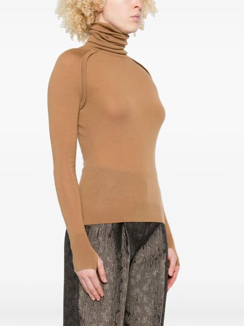Victoria Beckham merino sweater - Brown - zdjęcie produktu nr 2
