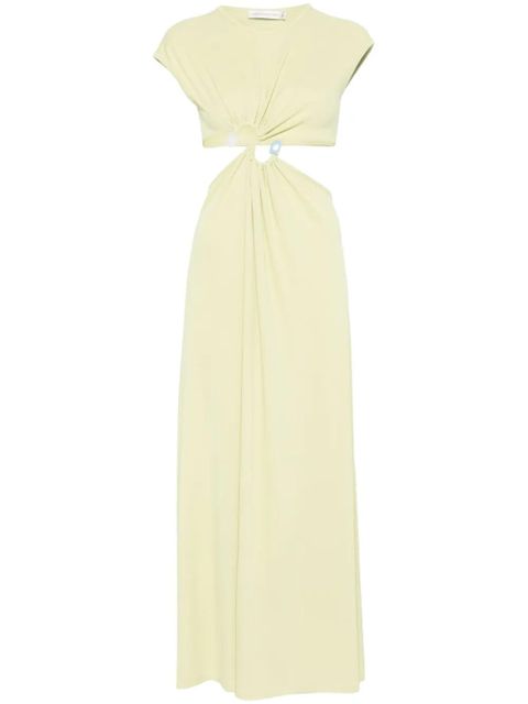 Christopher Esber S-buckle maxi dress - Green - zdjęcie produktu nr 1