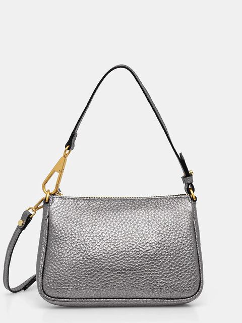 Gianni Chiarini torebka skórzana BROOKE kolor srebrny BS 8750 TKL - zdjęcie produktu nr 1