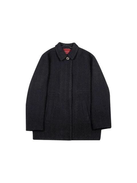 Gucci KAPUT button coat - Black - zdjęcie produktu nr 2